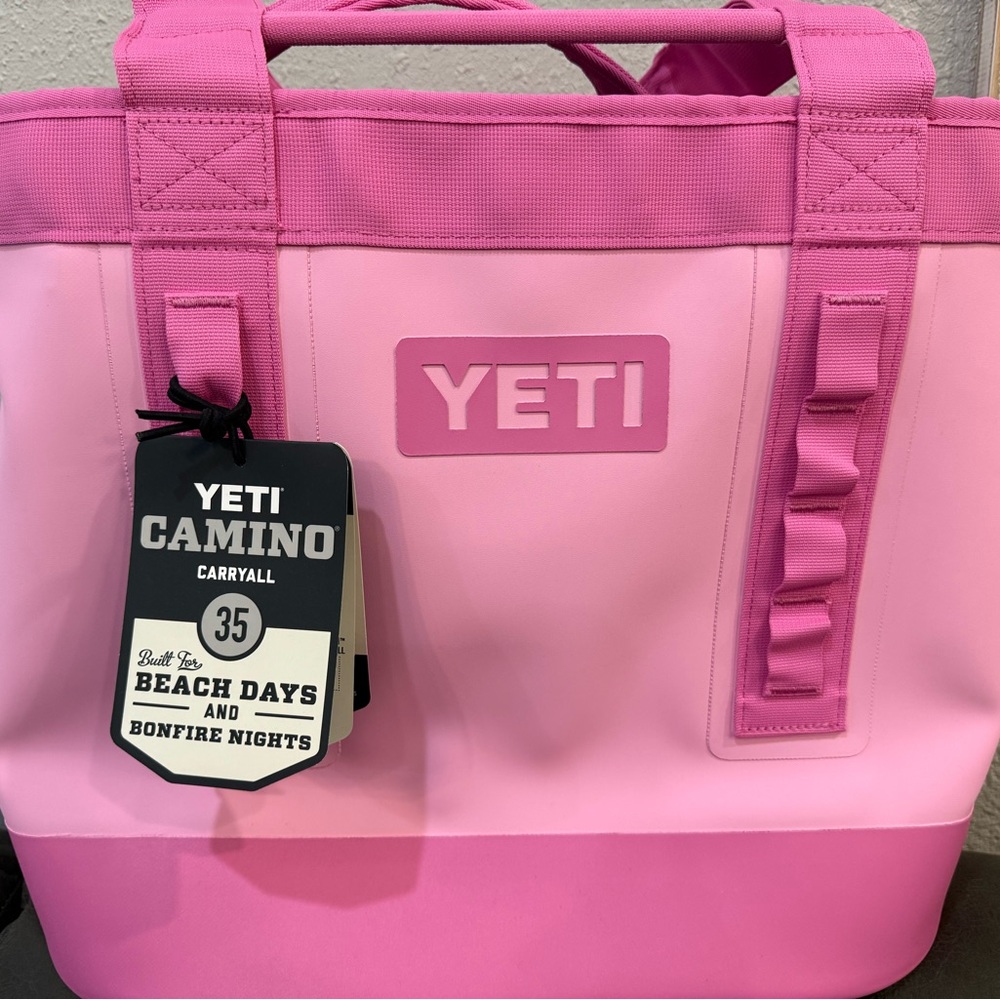 YETI Pink Tote Bag